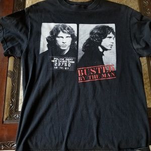 The Doors Band Jim Morrison T-Shirt Mugshot Shirt